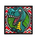 Koka 3D gleznošanas komplekts ar dinozaura dizainu