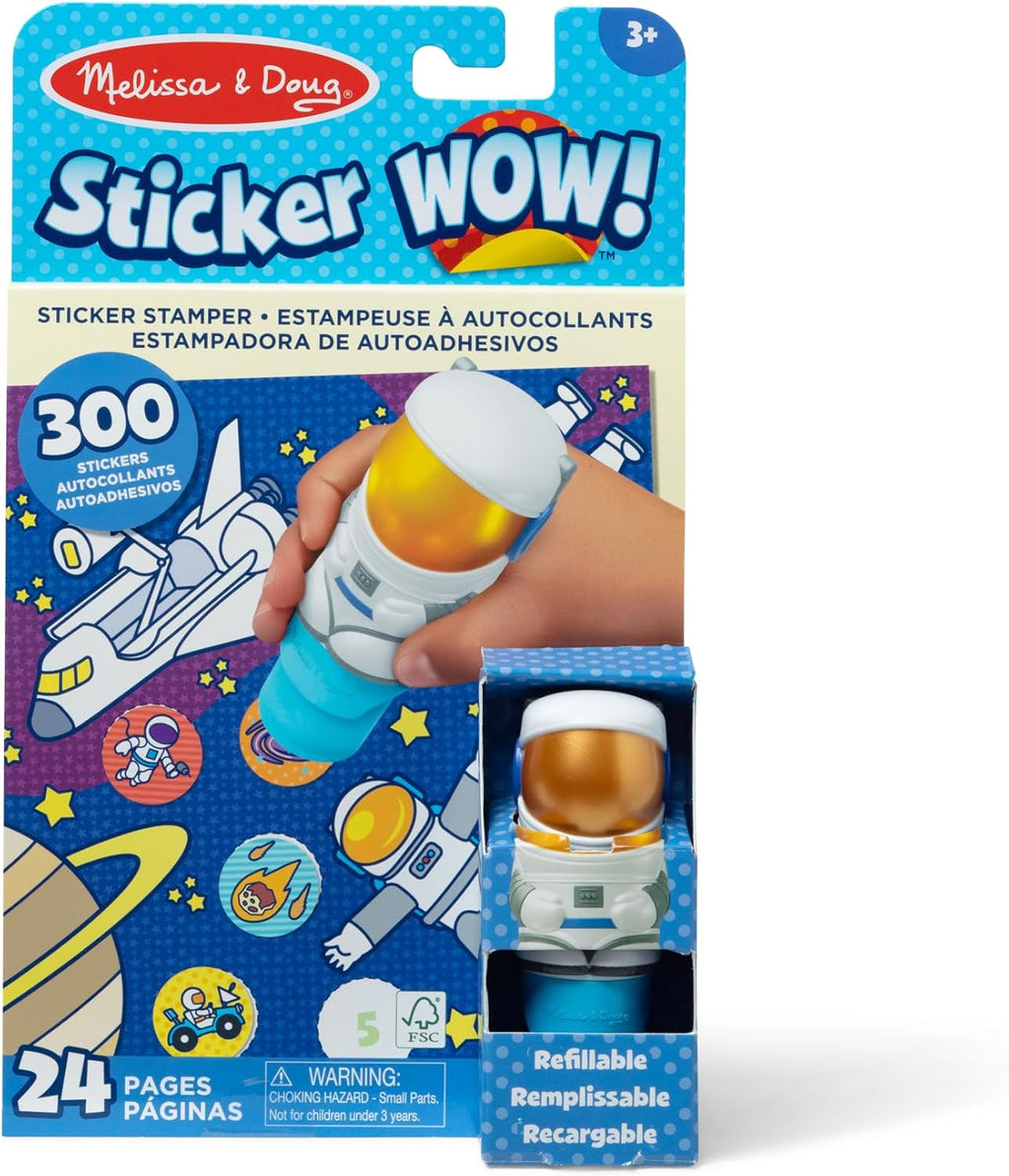 Astronauta uzlīmju komplekts bērniem Sticker Wow 🧑‍🚀🚀🌌