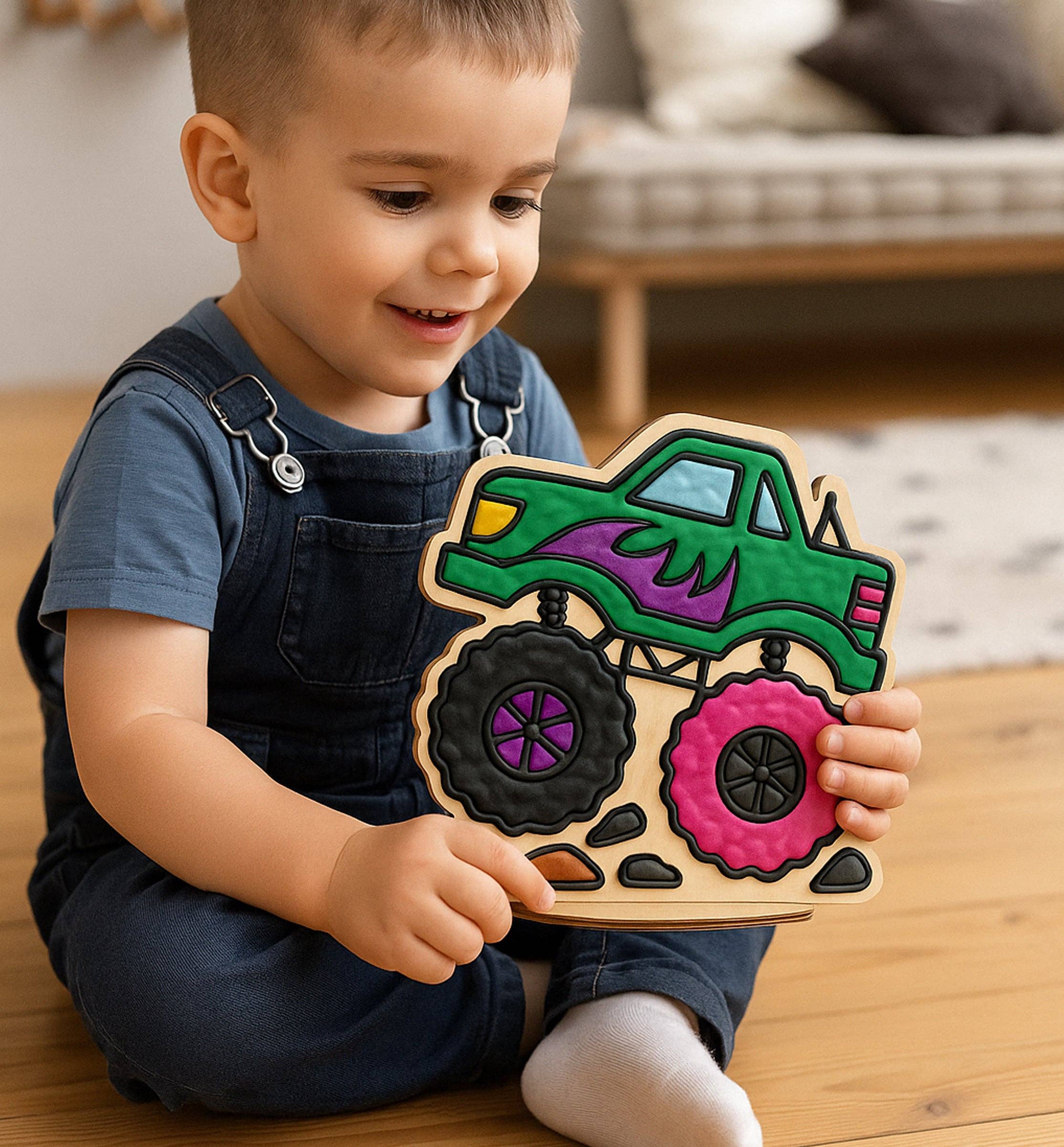 Auto radošais komplekts ar gaisā žūstošu modelēšanas masu