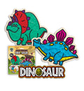 3D modelēšanas masas komplekts bērniem ar dinozauru dizainiem
