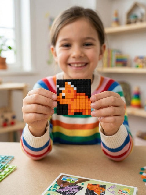 Pixel XL mozaīka bērniem |Dinozauri