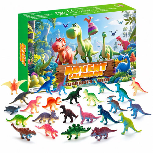 Dinozauru Adventes kalendārs bērniem ar 24 pārsteigumiem