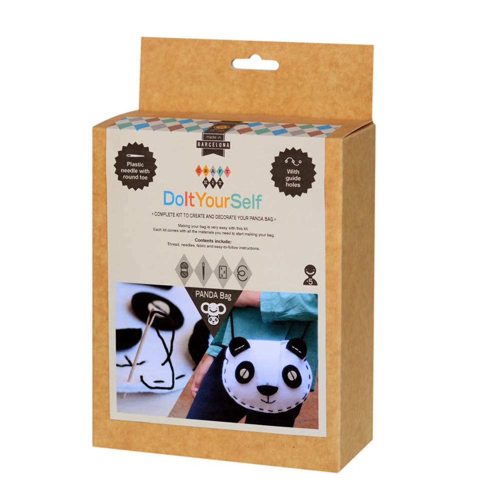 Bērnu šūšanas komplekts | Pandas soma