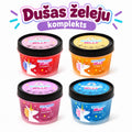 Vienradžu dušas želeju komplekts bērniem 4 gab.
