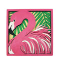 Koka 3D gleznošanas komplekts ar flamingo dizainu