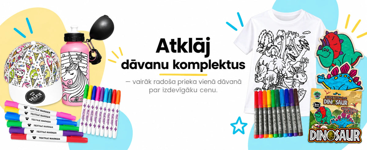 Atklāj dāvanu komplektus