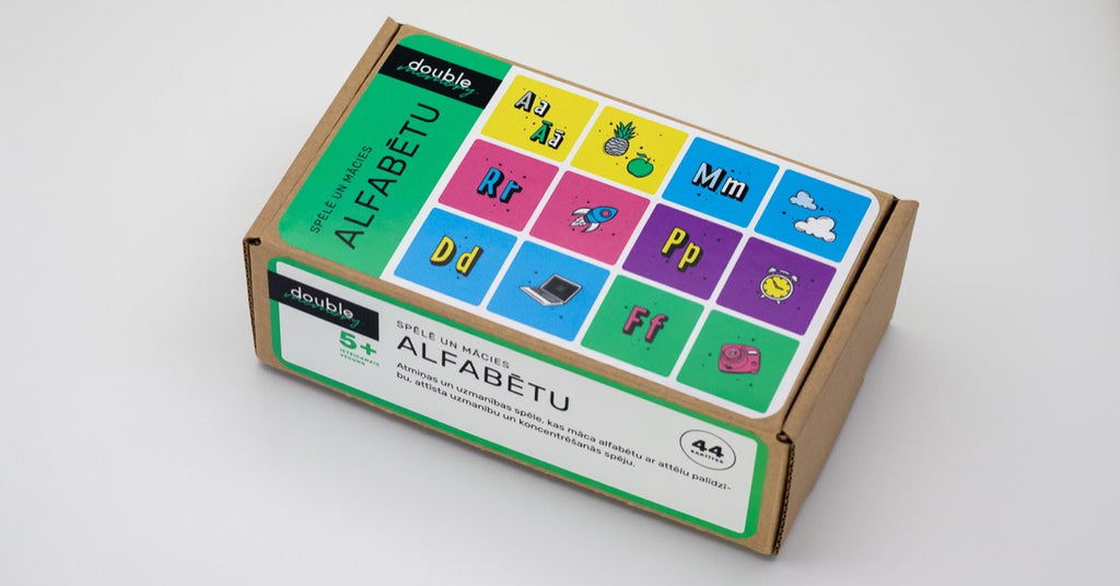 Atmiņas spēle bērniem - ALFABĒTS 🔤