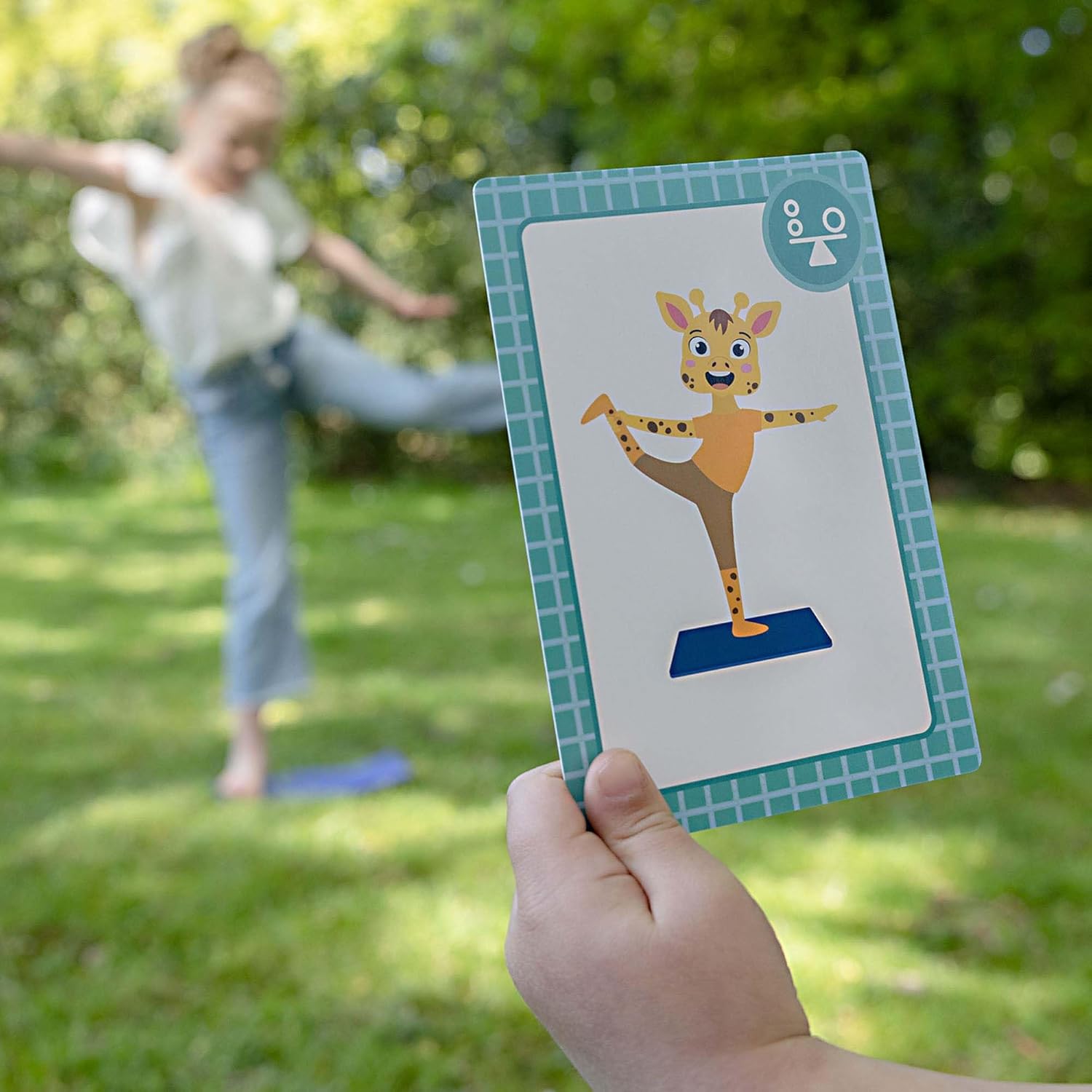 Dzīvnieku joga bērniem ar kartītēm, paklājiem un spēļu ratu 🐯🧘‍♀️ 🐸