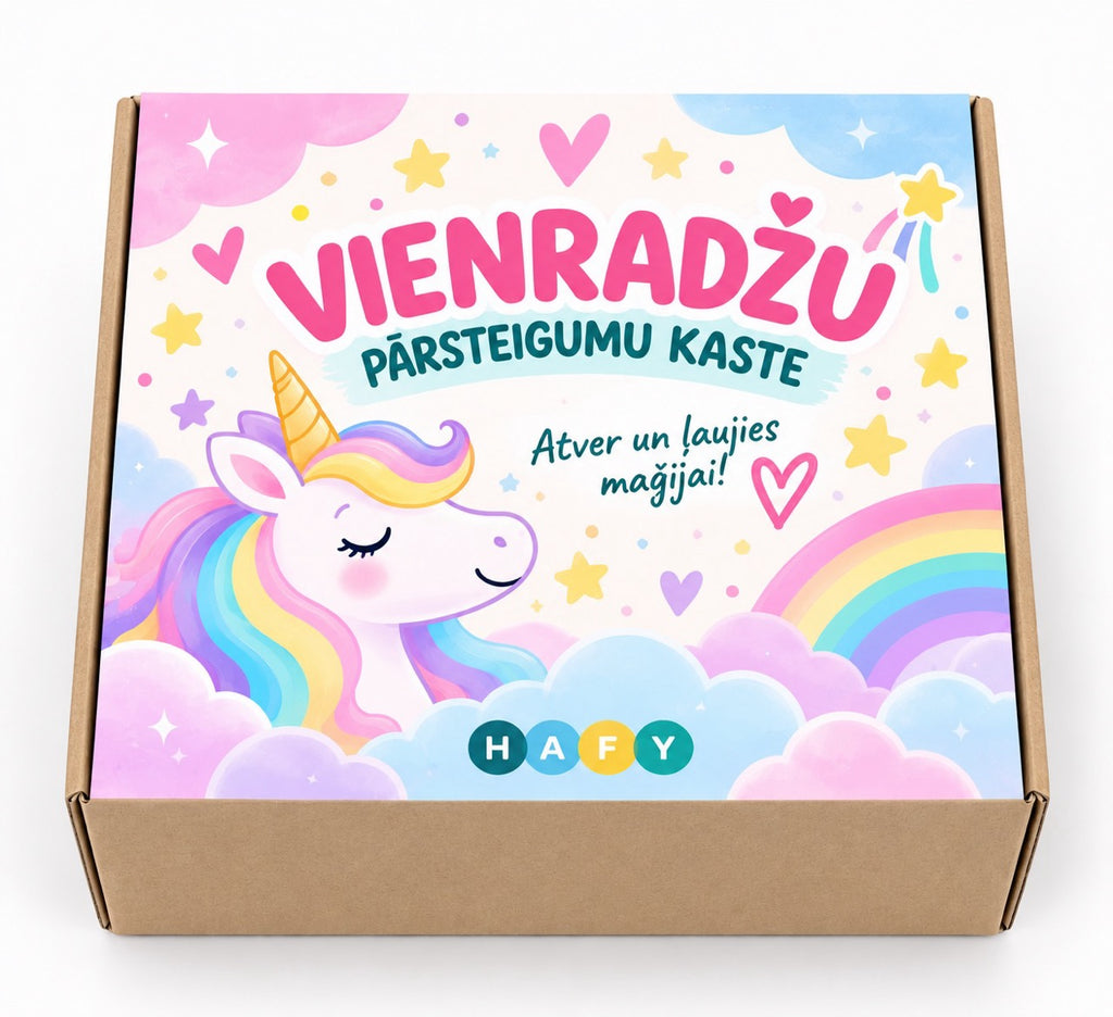 pārsteiguma kaste vienradzis 