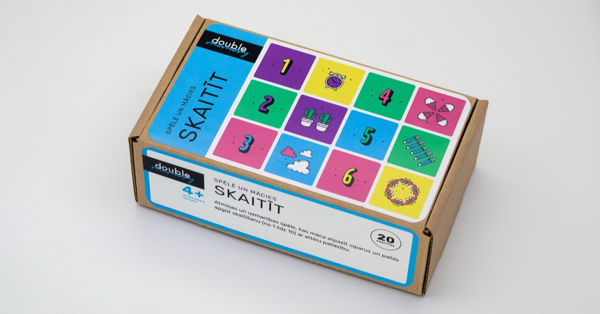 Atmiņas spēle bērniem - SKAITĪŠANA 🔢