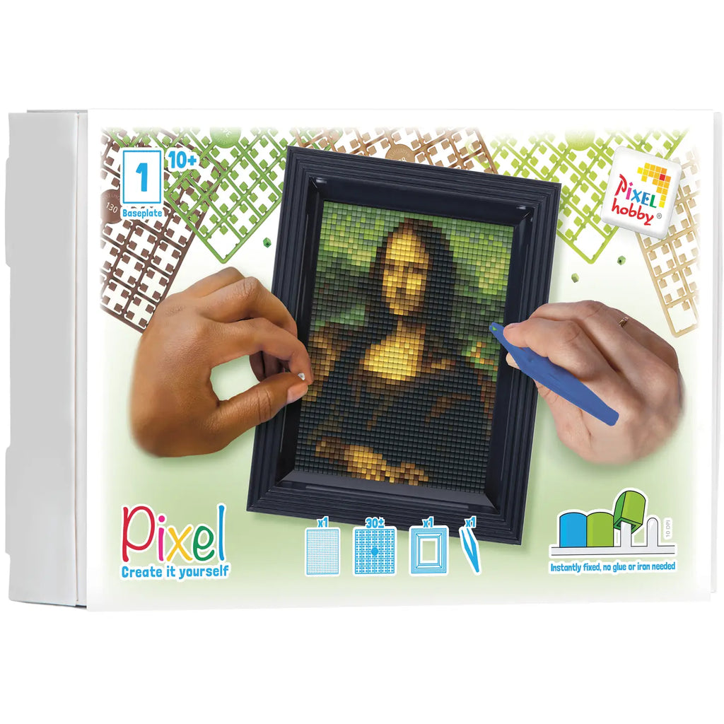 Pixel Classic mozaīka rāmī|Mona Lisa
