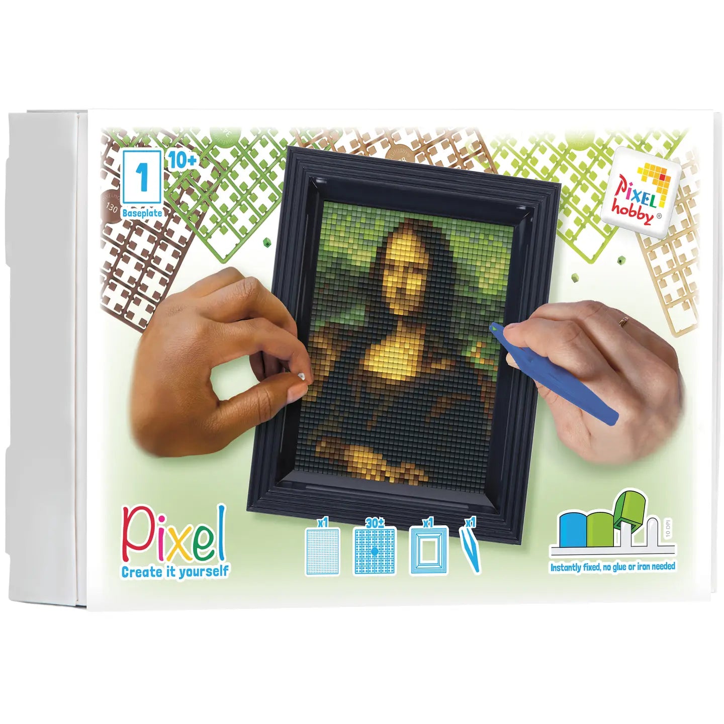 Pixel Classic mozaīka rāmī|Mona Lisa