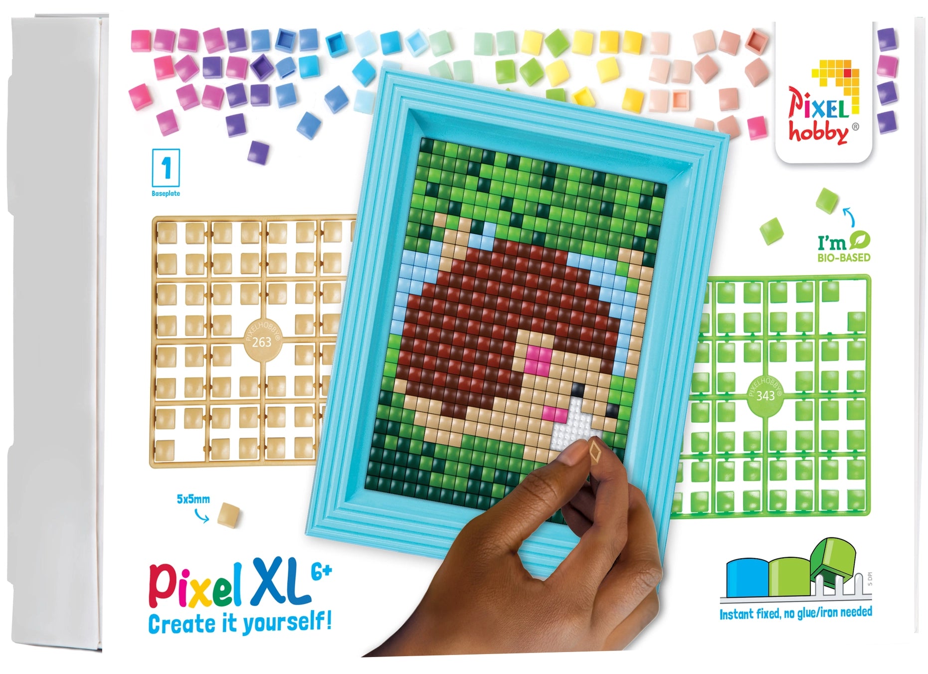 Pixel XL mozaīka rāmī|Ezis
