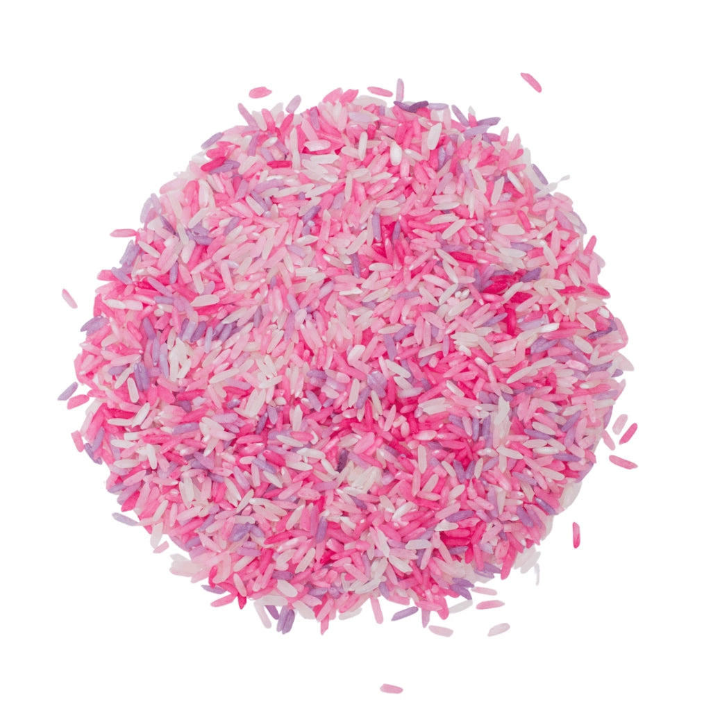 Maigi rozā mix sensorie rīsi bērniem - 400g