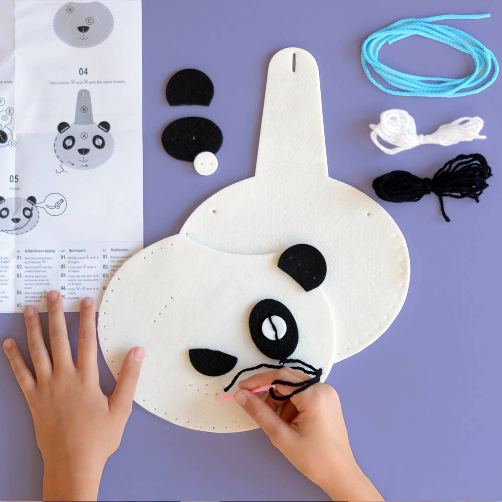 Bērnu šūšanas komplekts | Pandas soma