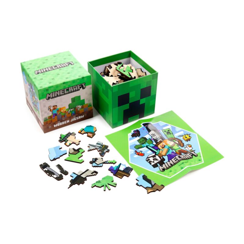 Minecraft koka puzle bērniem 130 gab.
