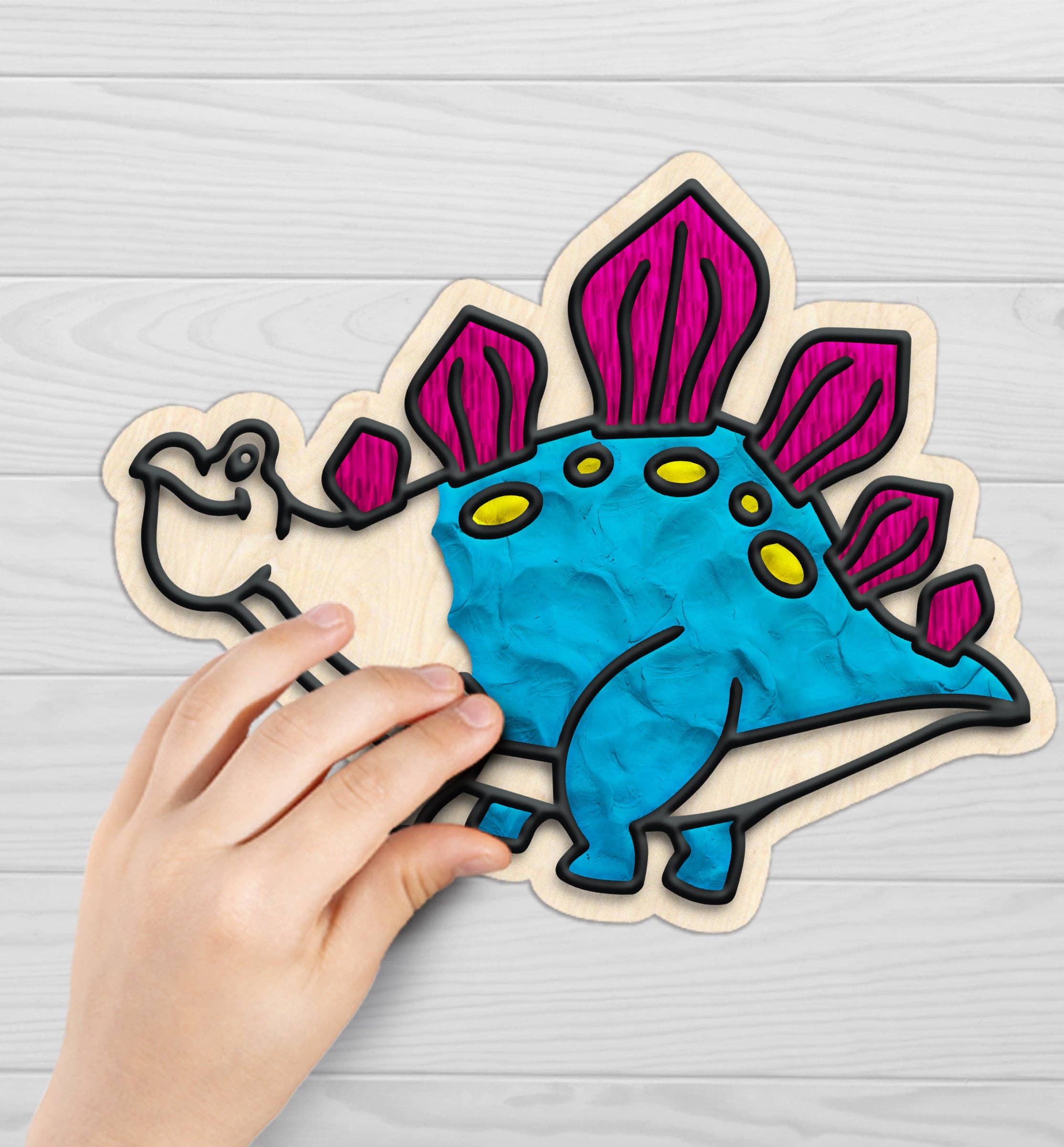 Sensorais modelēšanas komplekts bērniem ar dinozauru tēmu