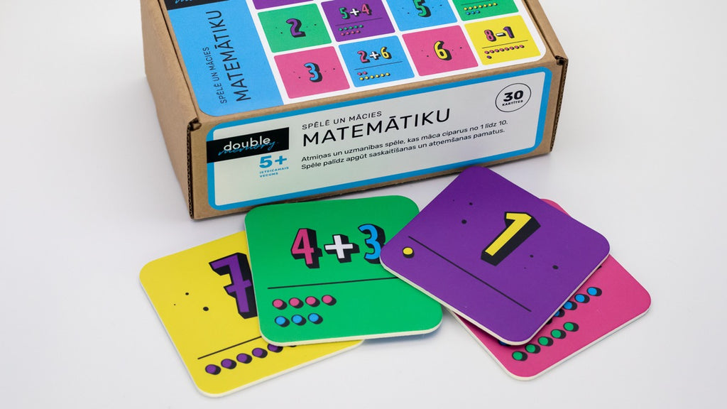 Atmiņas spēle bērniem - MATEMĀTIKA 🧮