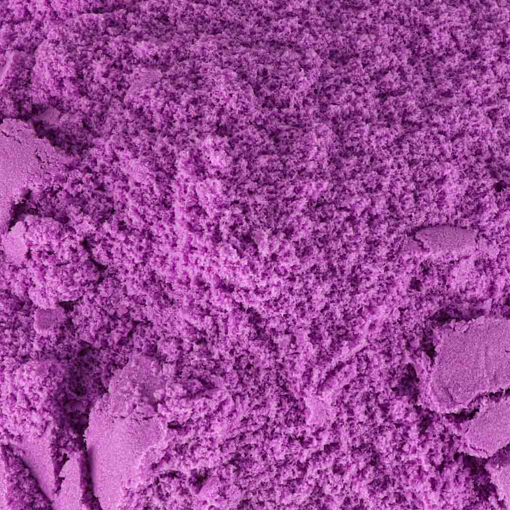 Violetas kinētiskās smiltis, kas nelīp pie rokām